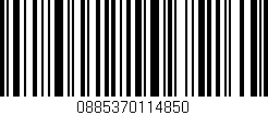 Código de barras (EAN, GTIN, SKU, ISBN): '0885370114850'