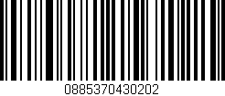 Código de barras (EAN, GTIN, SKU, ISBN): '0885370430202'