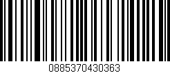 Código de barras (EAN, GTIN, SKU, ISBN): '0885370430363'
