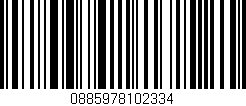 Código de barras (EAN, GTIN, SKU, ISBN): '0885978102334'