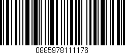 Código de barras (EAN, GTIN, SKU, ISBN): '0885978111176'
