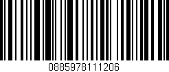 Código de barras (EAN, GTIN, SKU, ISBN): '0885978111206'