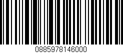 Código de barras (EAN, GTIN, SKU, ISBN): '0885978146000'