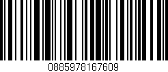 Código de barras (EAN, GTIN, SKU, ISBN): '0885978167609'