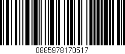 Código de barras (EAN, GTIN, SKU, ISBN): '0885978170517'