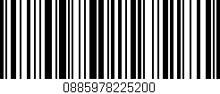 Código de barras (EAN, GTIN, SKU, ISBN): '0885978225200'