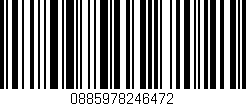Código de barras (EAN, GTIN, SKU, ISBN): '0885978246472'