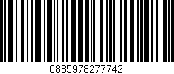 Código de barras (EAN, GTIN, SKU, ISBN): '0885978277742'