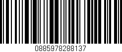 Código de barras (EAN, GTIN, SKU, ISBN): '0885978288137'