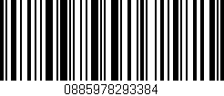 Código de barras (EAN, GTIN, SKU, ISBN): '0885978293384'