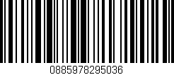 Código de barras (EAN, GTIN, SKU, ISBN): '0885978295036'