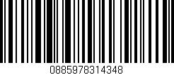 Código de barras (EAN, GTIN, SKU, ISBN): '0885978314348'
