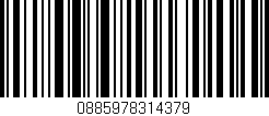 Código de barras (EAN, GTIN, SKU, ISBN): '0885978314379'