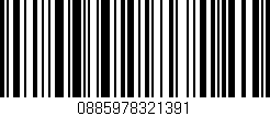 Código de barras (EAN, GTIN, SKU, ISBN): '0885978321391'