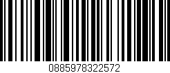 Código de barras (EAN, GTIN, SKU, ISBN): '0885978322572'