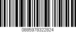 Código de barras (EAN, GTIN, SKU, ISBN): '0885978322824'