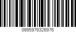 Código de barras (EAN, GTIN, SKU, ISBN): '0885978326976'