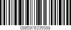 Código de barras (EAN, GTIN, SKU, ISBN): '0885978335589'