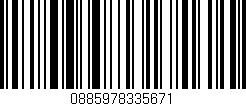 Código de barras (EAN, GTIN, SKU, ISBN): '0885978335671'