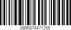 Código de barras (EAN, GTIN, SKU, ISBN): '0885978471256'