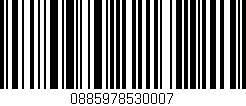 Código de barras (EAN, GTIN, SKU, ISBN): '0885978530007'