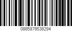 Código de barras (EAN, GTIN, SKU, ISBN): '0885978538294'