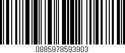 Código de barras (EAN, GTIN, SKU, ISBN): '0885978593903'