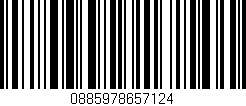 Código de barras (EAN, GTIN, SKU, ISBN): '0885978657124'