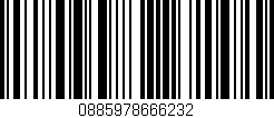 Código de barras (EAN, GTIN, SKU, ISBN): '0885978666232'