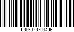 Código de barras (EAN, GTIN, SKU, ISBN): '0885978708406'