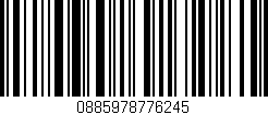 Código de barras (EAN, GTIN, SKU, ISBN): '0885978776245'