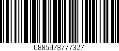 Código de barras (EAN, GTIN, SKU, ISBN): '0885978777327'