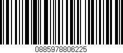 Código de barras (EAN, GTIN, SKU, ISBN): '0885978806225'
