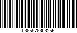 Código de barras (EAN, GTIN, SKU, ISBN): '0885978806256'