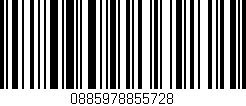 Código de barras (EAN, GTIN, SKU, ISBN): '0885978855728'