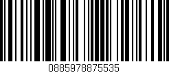 Código de barras (EAN, GTIN, SKU, ISBN): '0885978875535'