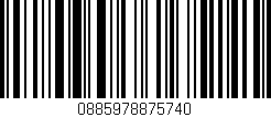 Código de barras (EAN, GTIN, SKU, ISBN): '0885978875740'