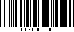 Código de barras (EAN, GTIN, SKU, ISBN): '0885978883790'
