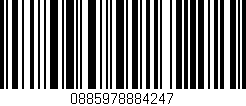 Código de barras (EAN, GTIN, SKU, ISBN): '0885978884247'