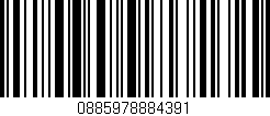 Código de barras (EAN, GTIN, SKU, ISBN): '0885978884391'