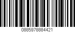 Código de barras (EAN, GTIN, SKU, ISBN): '0885978884421'