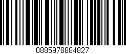 Código de barras (EAN, GTIN, SKU, ISBN): '0885978884827'