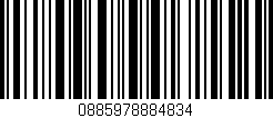 Código de barras (EAN, GTIN, SKU, ISBN): '0885978884834'