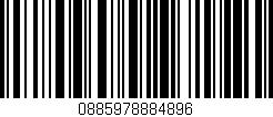 Código de barras (EAN, GTIN, SKU, ISBN): '0885978884896'