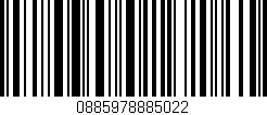 Código de barras (EAN, GTIN, SKU, ISBN): '0885978885022'
