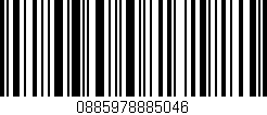 Código de barras (EAN, GTIN, SKU, ISBN): '0885978885046'