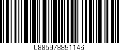 Código de barras (EAN, GTIN, SKU, ISBN): '0885978891146'