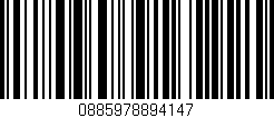 Código de barras (EAN, GTIN, SKU, ISBN): '0885978894147'