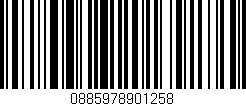 Código de barras (EAN, GTIN, SKU, ISBN): '0885978901258'