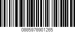 Código de barras (EAN, GTIN, SKU, ISBN): '0885978901265'